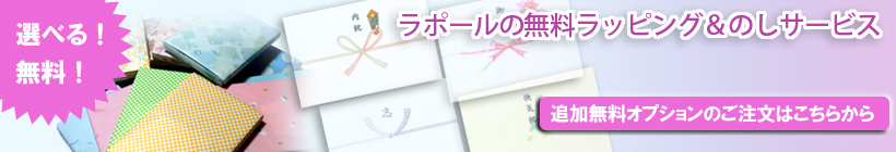 無料ラッピング 無料のし 追加オプションのご注文